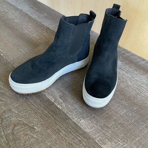 KEDS The Platform Chelsea Lug Bootie Black Size 7